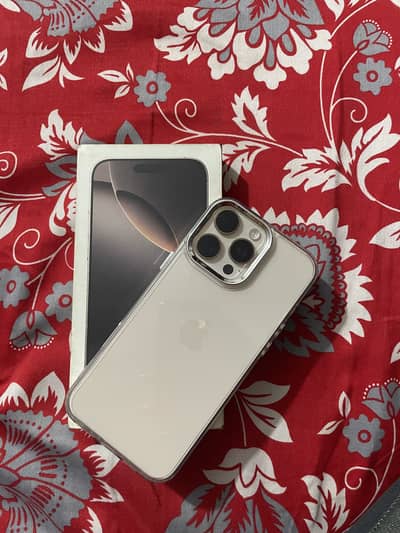 iPhone 16 pro max 256 gb 88 health jv with box