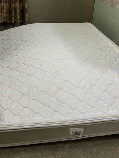 Wooden bed with queen size mattress master molty foam mattress