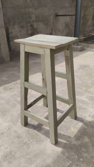 Wood Stool 2 step