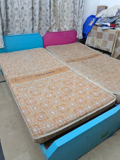 double bed set with matteress