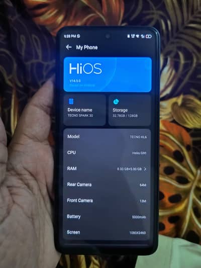 Tecno Spark 30 Dual Sim Approved 10/10 Condition