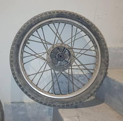 Honda CD 70 Tyre Front and Back