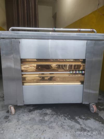 Stainless Steel Food Cart Counter With Wheels  *D