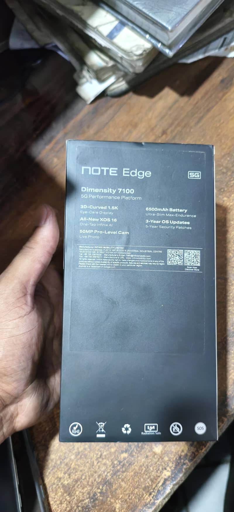 Infinix Note edge 8