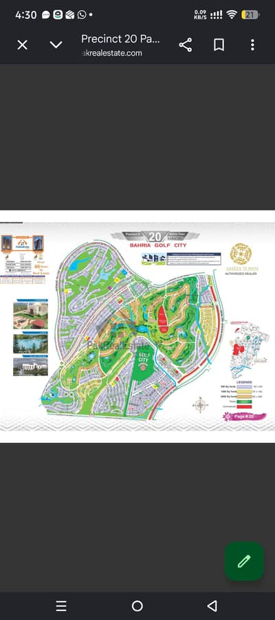 # **Premium Residential Plot for Sale | Bharia Golf City Karachi**