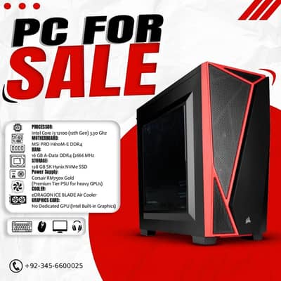 Custom PC for sale