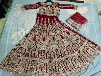 Luxury Bridal Lehenga – Worn Once | 10/10 Condition