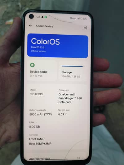 OPPO A96