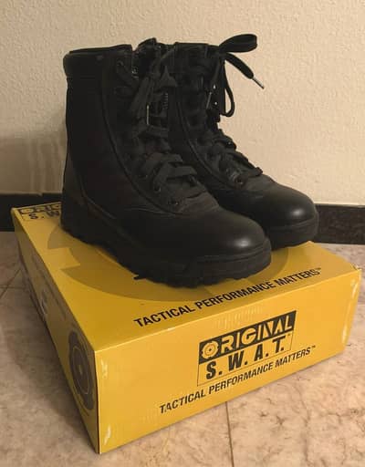 Brand New Black Swat Mens/Womens Long Army Boots Limited stock!