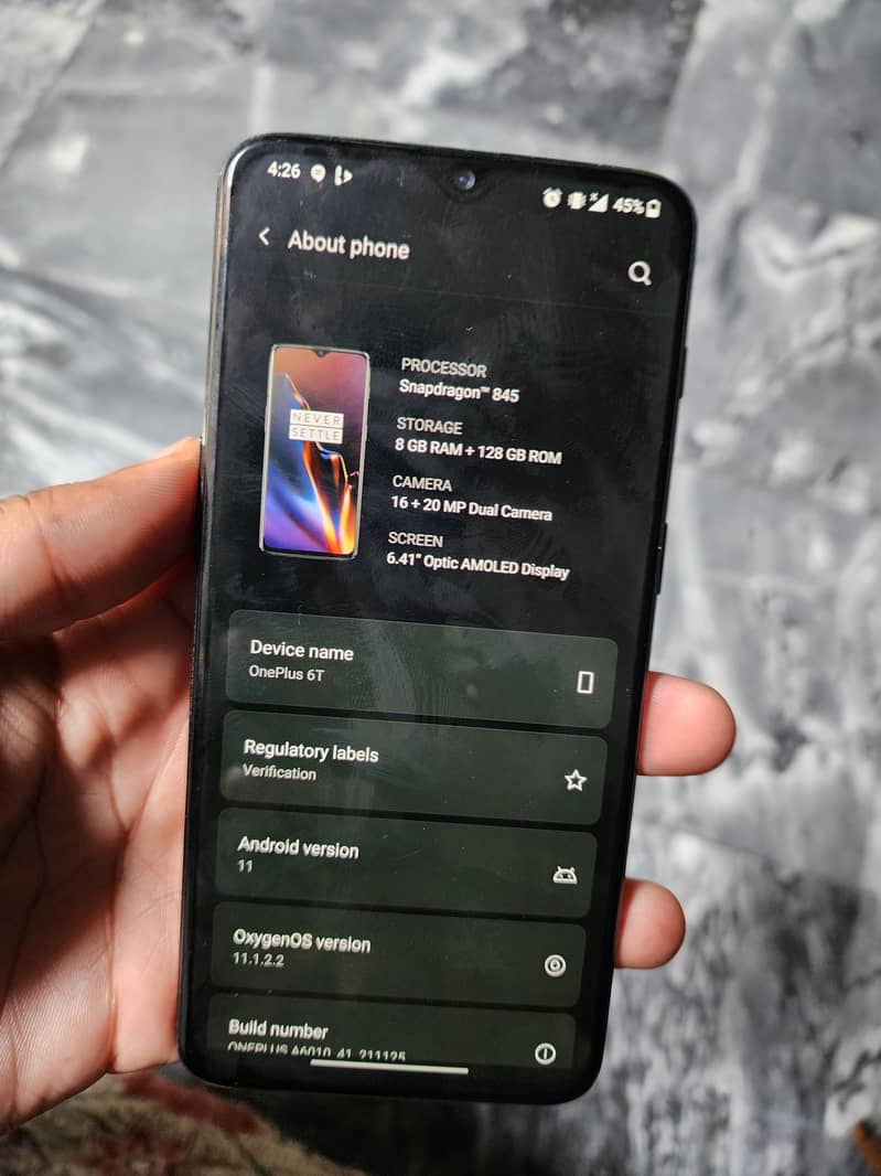 One Plus 6T 1