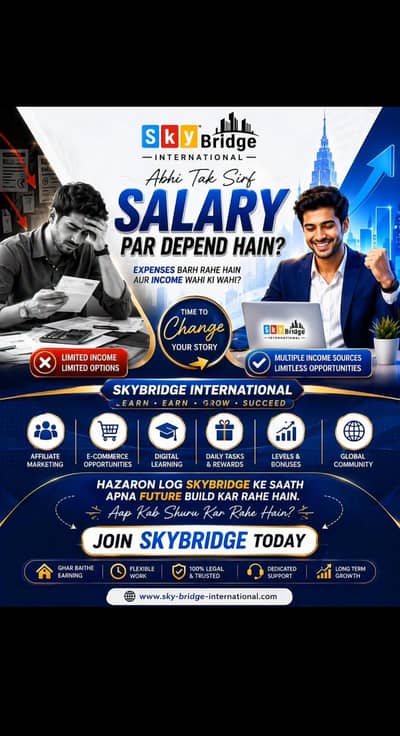 salary se tang a gaye sky bridge hai iska har