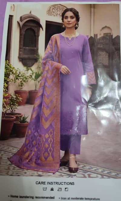 lawn 3 piece suits printed and embroided