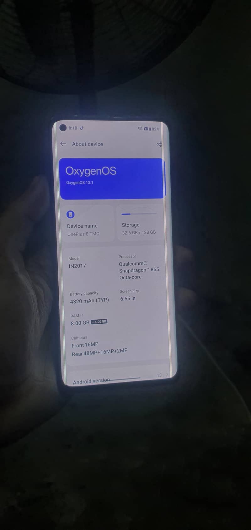 One Plus 8 0