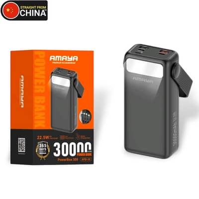 AMAYA 22.5/45Watt 10000/20000/30000mAh Super Fast Power Banks InStock