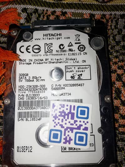 laptop hard drive 320GB