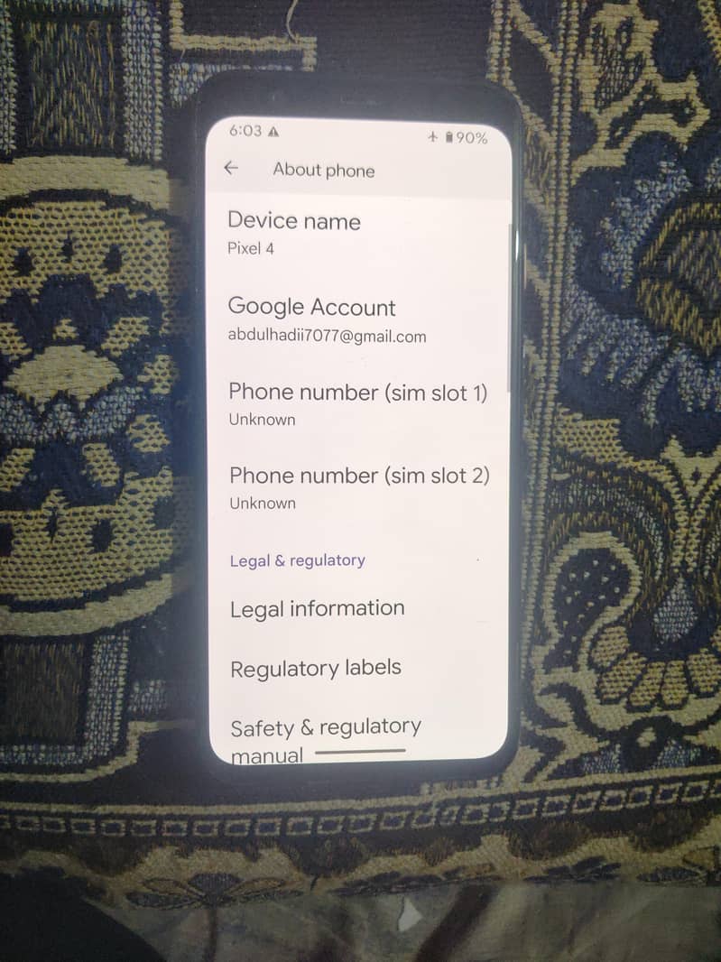 Google Pixel 4 4