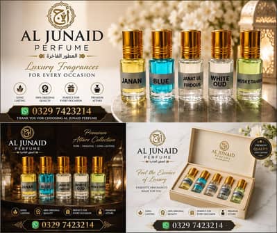 AL JUNAID PREMIUM ATTARS PACK - FINAL PRICE (ALL PAKISTAN DELIVERY)