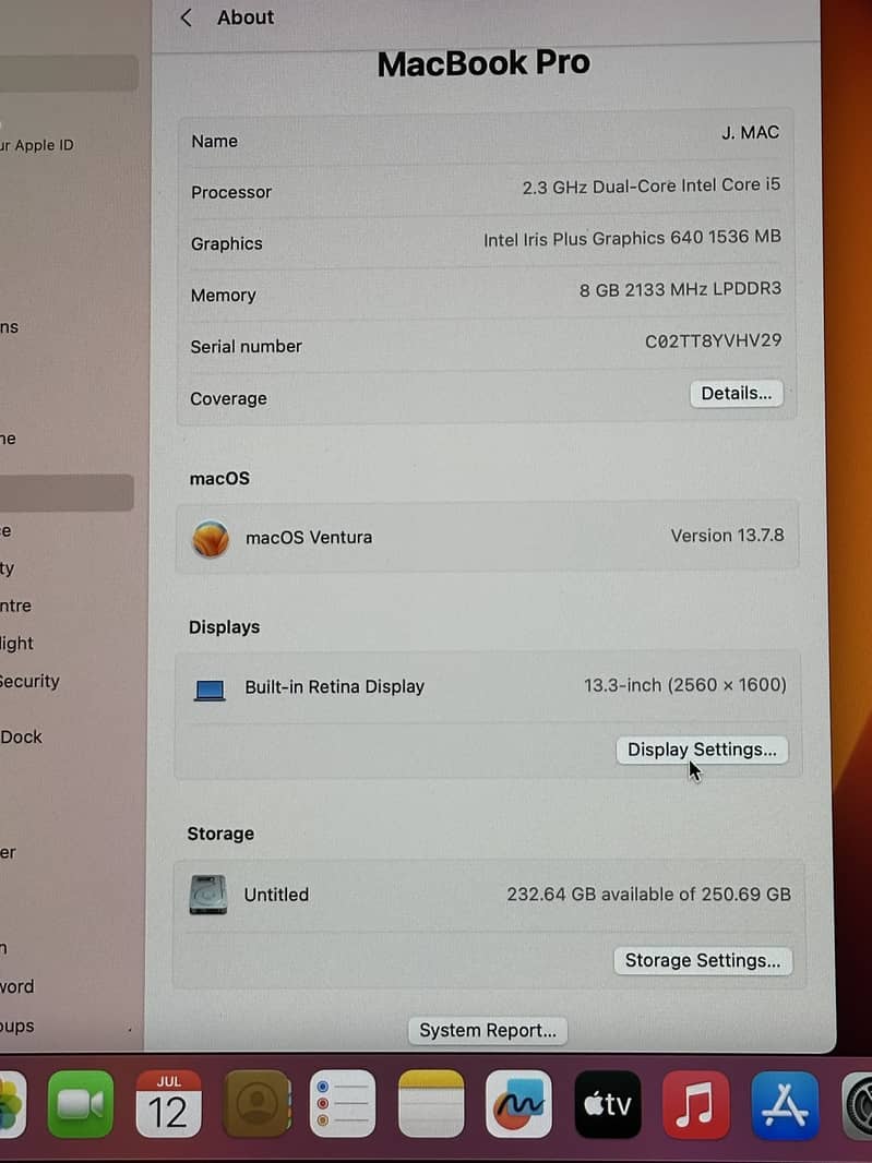 Apple MacBook Pro 2017 5