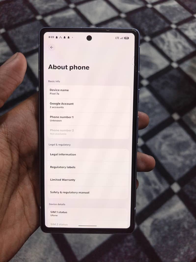 Google Pixel 7a 5