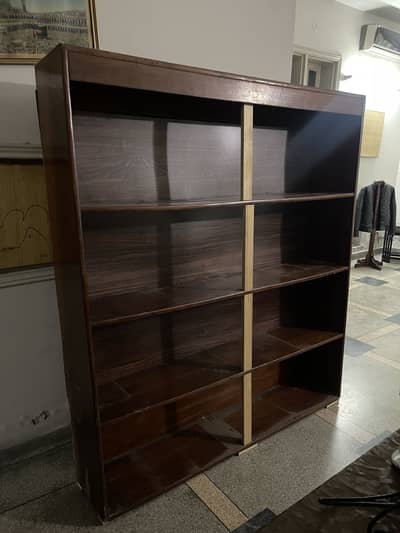 Solid Wood Bookshelf / Large Storage Rack for Sale
