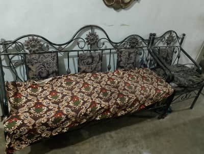 Rod iron sofa set 5 seter