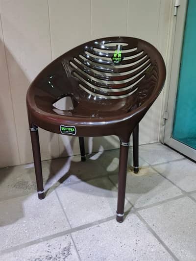 100% pure plastic chair crystal plastic chair