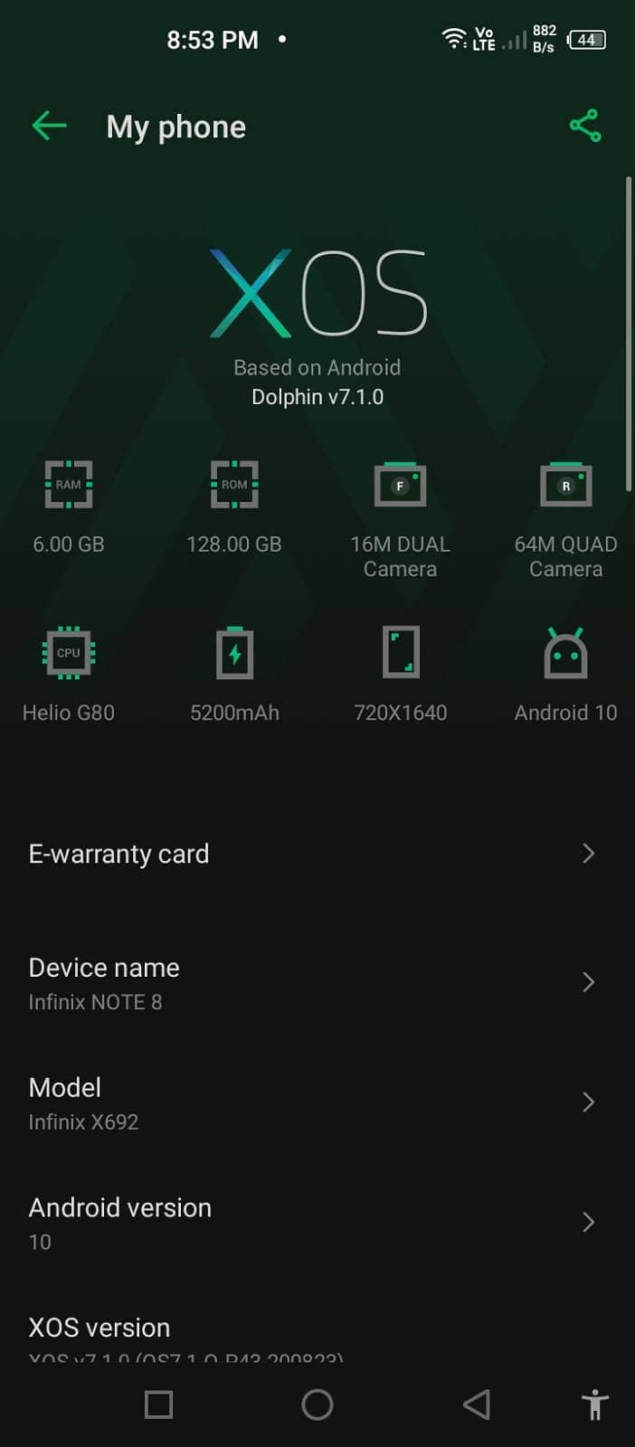 Infinix Note 8 6