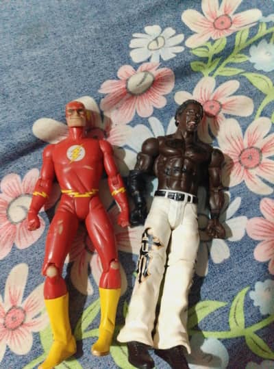 buy one get one free ok condition wwe toy and flash