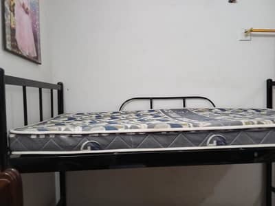 double bed with mattress