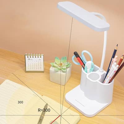 LED Desk Lamp USB Rechargeable | Touch Control | 3 Color Modes | Study