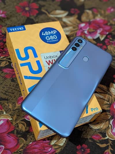 Tecno spark 7 Pro (4/64) With Box
