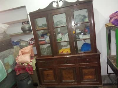 showcase in pure wood