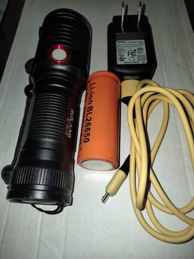 Torch Flash Light Long Range  Big Battery Size Big Battery Size