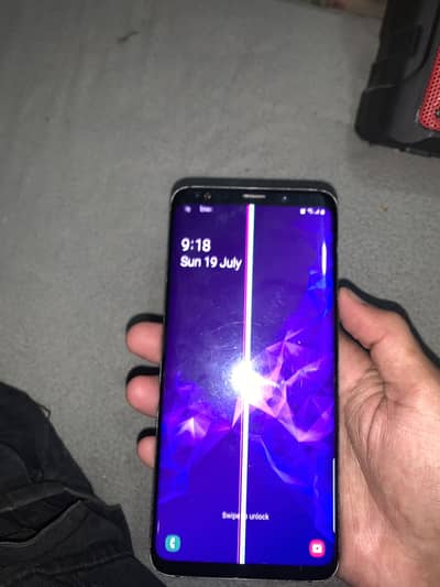 Samsung galaxy s9 plus Exchange Possible Panel py ek nishan hy