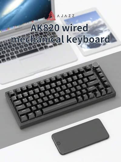 Mechanical Gaming Keyboards RGB Hot-Swap | Ajazz AK820 NK61 NK104 New