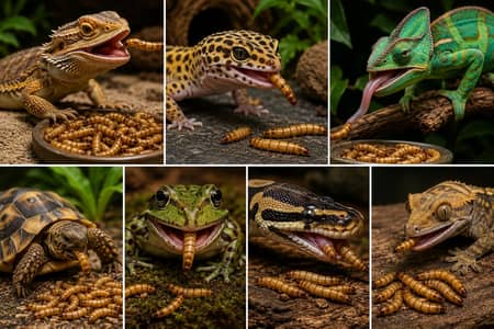 mealworms for reptiles feed