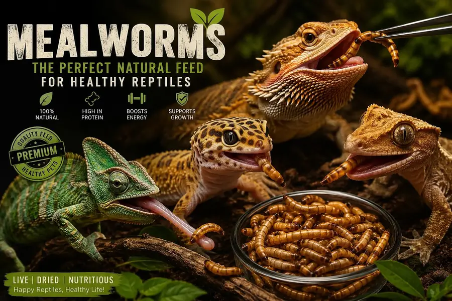 mealworms for reptiles feed — photo 3