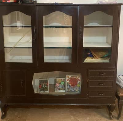 Solid Wood Showcase for Sale in Faisalabad