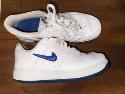 Nike Air force 1 blue x white. Size 9