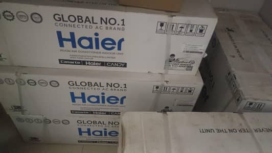 Haier brand 1,5 ton inverter AC box pack for sale,