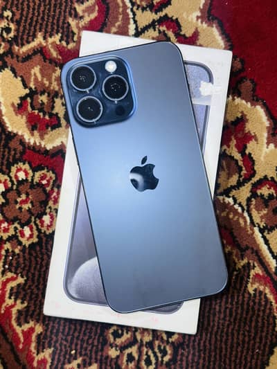 iPhone 15 Pro Max 512GB Blue Titanium| JV |With Box |Face IDOK| BH 81%