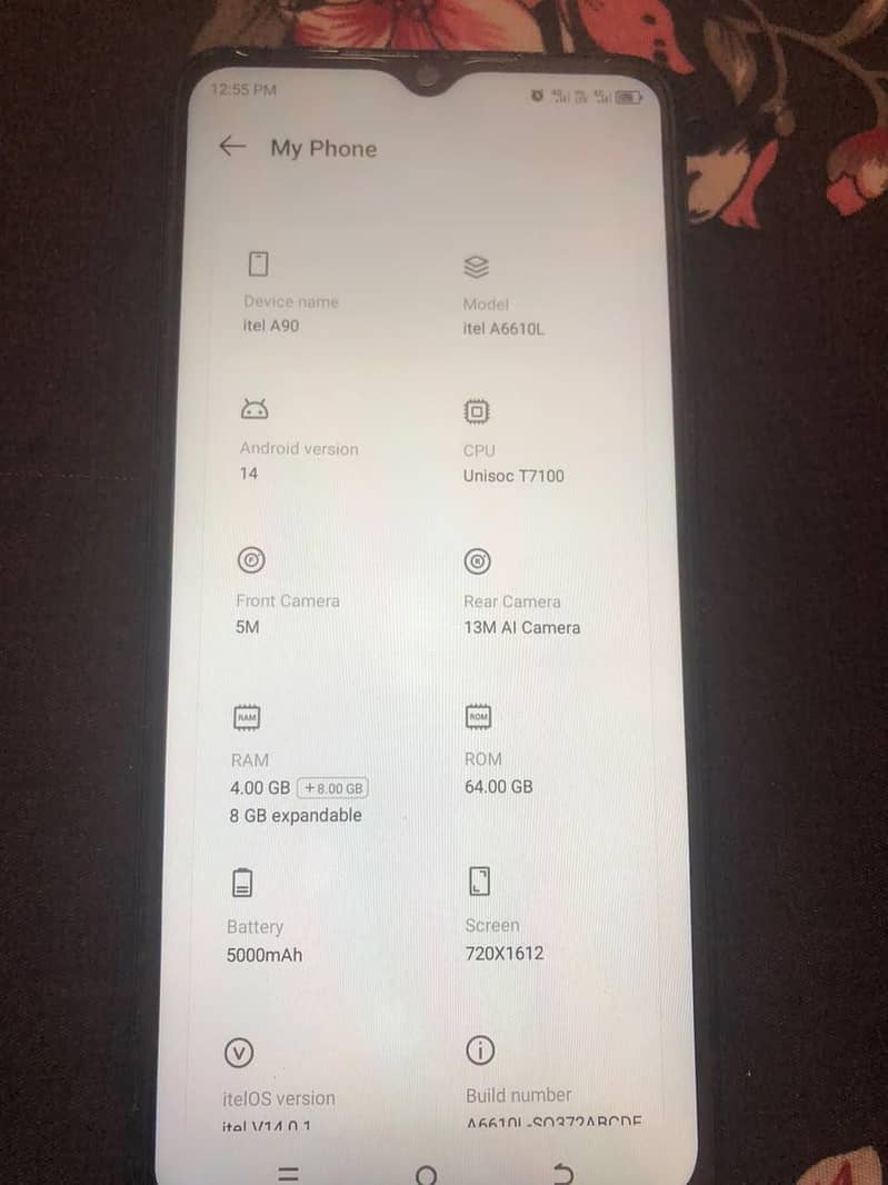 itel A90 1