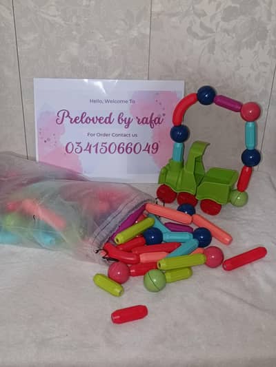 magnetic Blocks with car