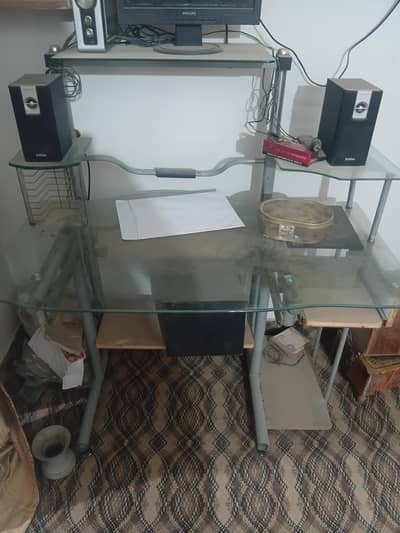 Computer Glass Trolley