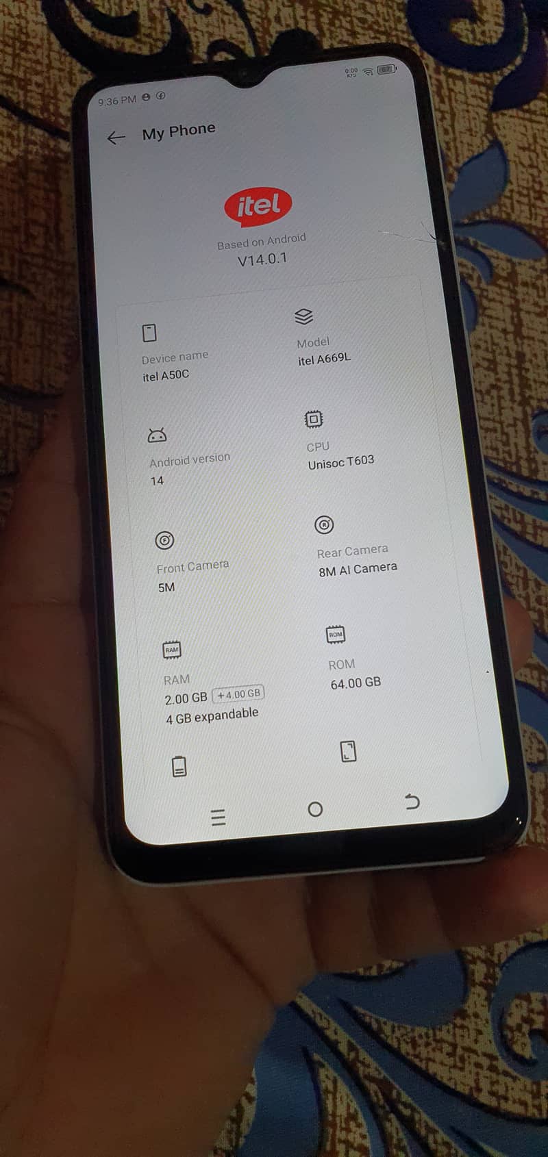 Itel A50C 2