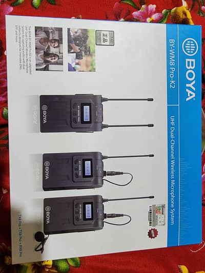 BOYA BY-WM8 Pro K2 Professional Dual Channel Wireless Microphone
