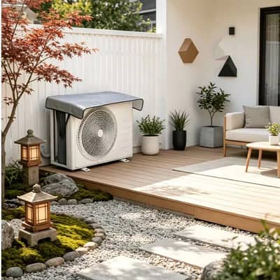 silver Waterproof Ac Cover 37×17 Dust Protact