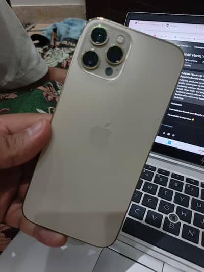 Apple iphone 12 pro max PTA approved 256GB _ 89 health
