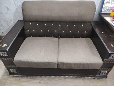 2 Seater wooden sofa for sale