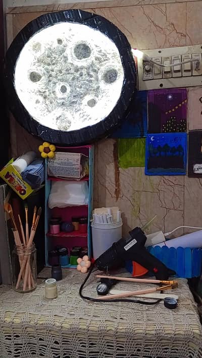 Hand made moon